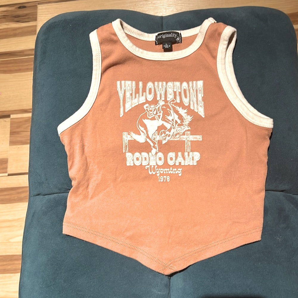 Orange Tank Top